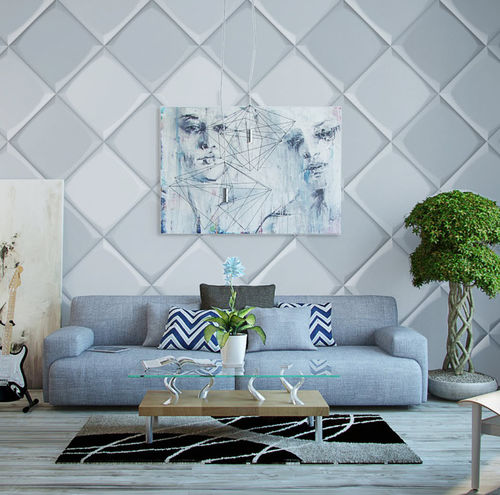 Fire protection glass panel - LIGHT-B : LOOP - Effepimarmi - patterned / textured / for interior