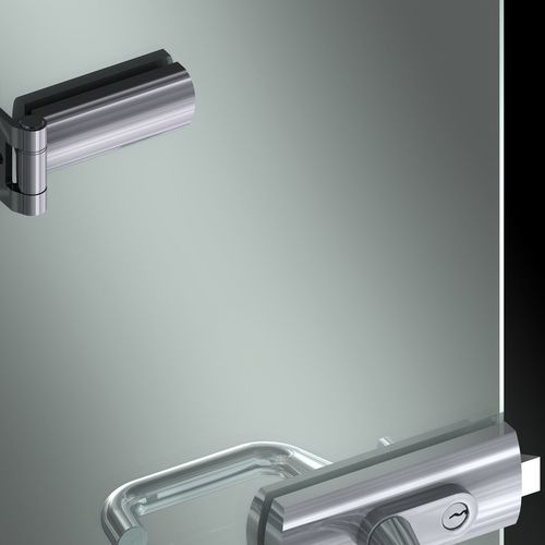 Glass door hinge - Flexa - Colcom - aluminum / commercial / home
