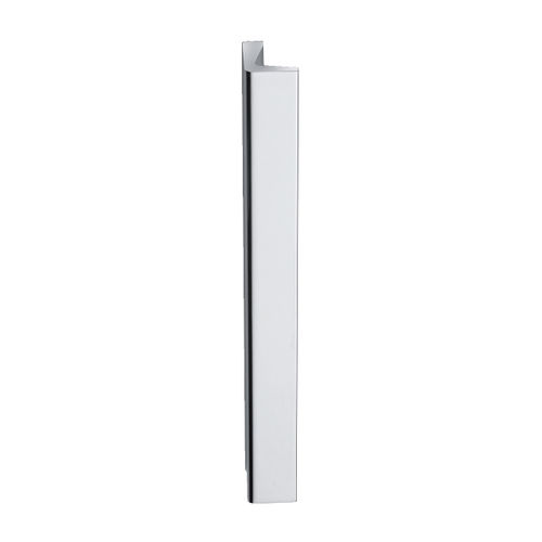 Glass door pull handle - POR-0400 V - METALGLAS - aluminum / contemporary / chrome