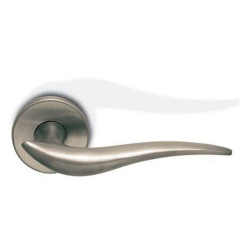 Glass door handle - MIRAGE 2 V-264  - METALGLAS - metal / contemporary / satin finish