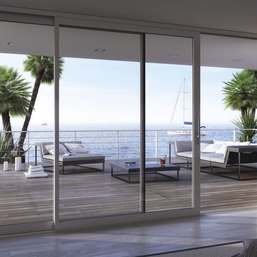 Entry door - S.85 HD - Sunroom S.p.A. - polyamide / sliding / folding