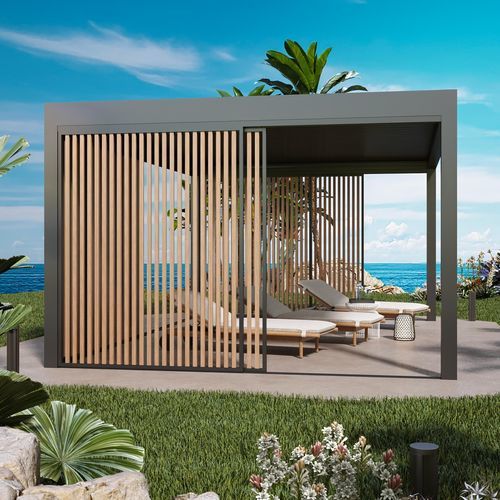 Aluminum solar shading - SUNSHADOW - Sunroom S.p.A. - conservatory / vertical / horizontal