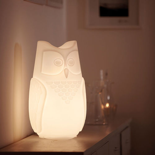 Table lamp - BUBO - SLIDE - polyethylene / original design / corded