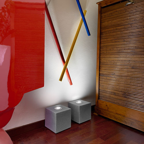Floor lamp - BLOCK ROCK - SLIDE - polyethylene / contemporary / corded