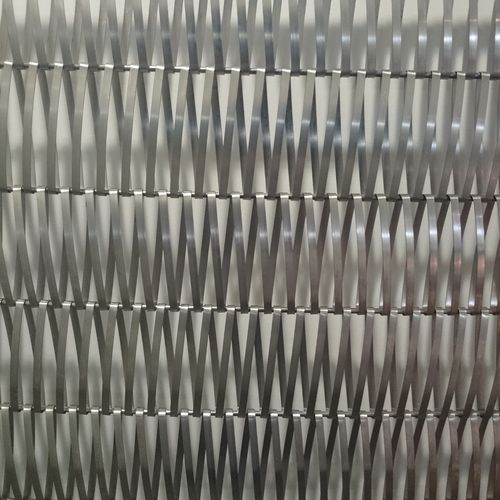 Stainless steel wire mesh - EFFILIA 100 - MC&I - for facade / twisted