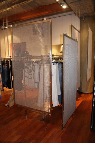 Stainless steel wire mesh - TISSFLEX 01B - MC&I - for facade / for interior / solar shading