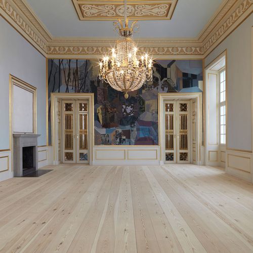 Solid parquet floor - Dinesen - pine / boat deck / oiled