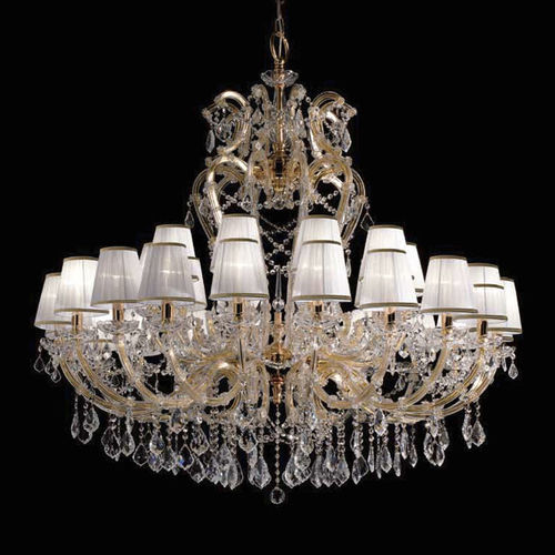 Traditional chandelier - OPERA - Prearo Collezioni Luce - glass / metal / fabric