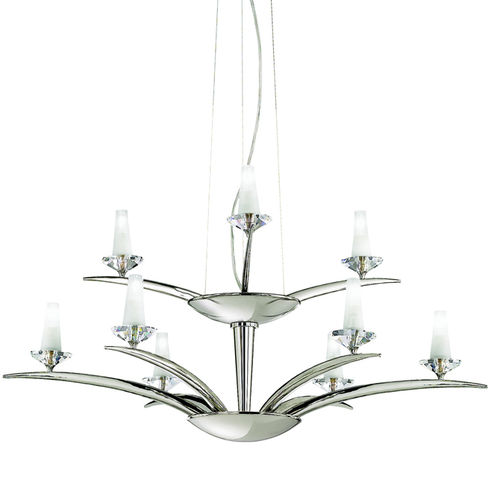 Contemporary chandelier - JONATHAN - Prearo Collezioni Luce - glass / metal