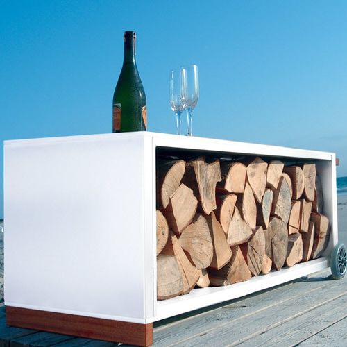 Firewood trolley - FIREWOOD - RADIUS DESIGN - steel