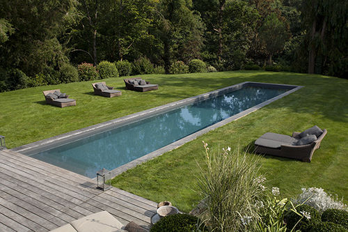 Lap swimming pool - - - PISCINES CARRE BLEU - outdoor / for hotel / in ...