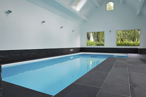 Indoor swimming pool - RENOVATION LILLE - PISCINES CARRE BLEU - for hotel / in-ground / concrete