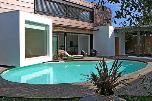 Outdoor swimming pool - PPA BIARRITZ - PISCINES CARRE BLEU - in-ground / concrete