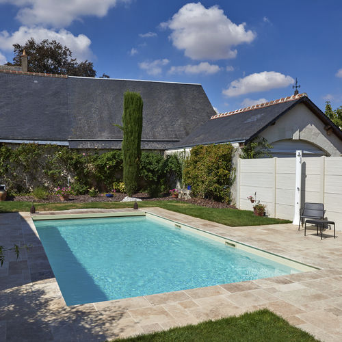 Outdoor swimming pool - BLOIS - PISCINES CARRE BLEU - in-ground / concrete