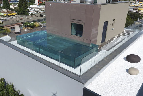 Custom swimming pool - EXCELSIOR - PISCINES CARRE BLEU - outdoor / for hotel / semi-inground