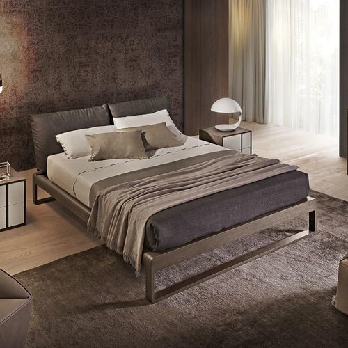 Double bed - MARTIN - Olivieri - single / contemporary / upholstered