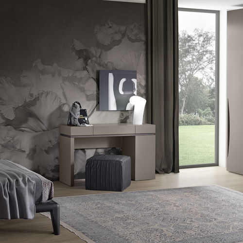 Contemporary dressing table - VANITY - Olivieri - wood veneer / glossy lacquered wood / matte lacquered wood