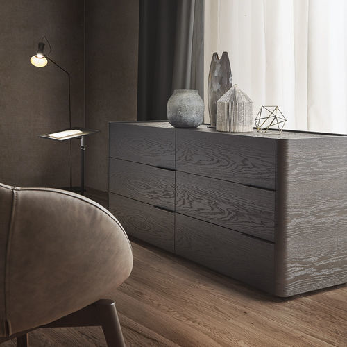 Contemporary chest of drawers - GINEVRA - Olivieri - lacquered MDF ...