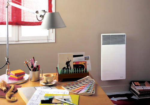 Electric convector - LUCKI VERTICAL - SAUTER - metal / wall-mounted / vertical