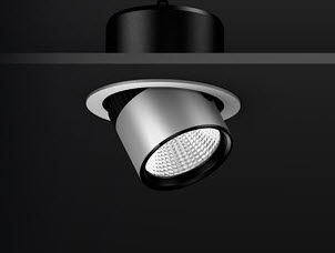 Recessed ceiling spotlight - PURA R - RZB - halogen / round / aluminum