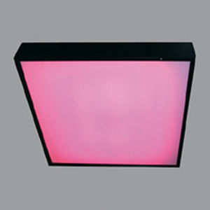 Contemporary ceiling light - LIGHT CASE - RZB - square / aluminum / fluorescent