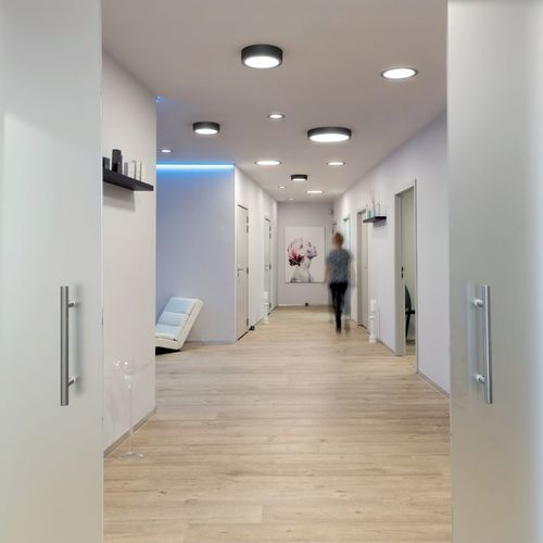 Recessed light fixture - TOLEDO FLAT+ - RZB - surface-mounted / LED / round