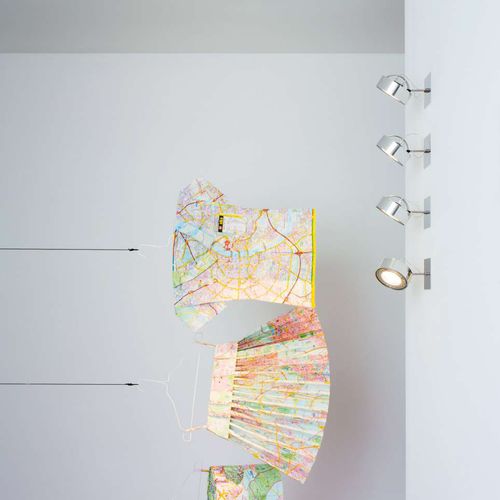 Ceiling-mounted spotlight - MAX MONO - Buschfeld Design - wall-mounted / LED / halogen