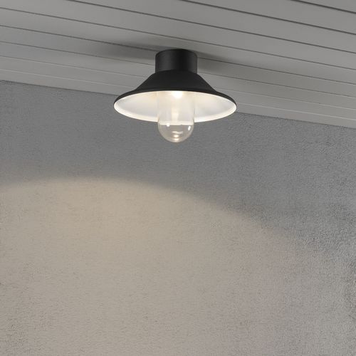 Contemporary ceiling light - VEGA - Gnosjö Konstsmide - conical / aluminum / LED