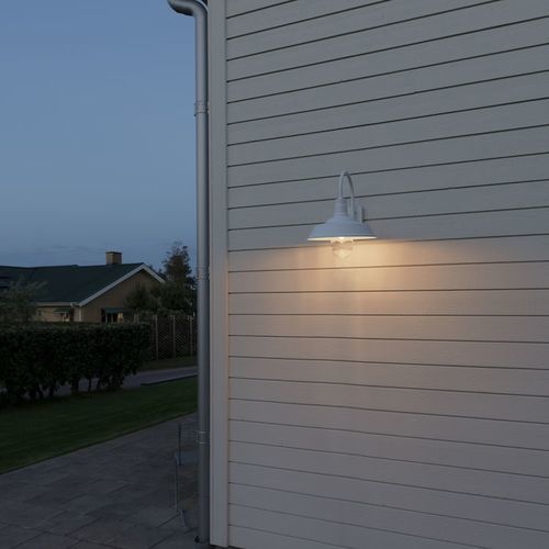 Contemporary wall light - TRAPANI  - Gnosjö Konstsmide - for outdoor use / steel / glass