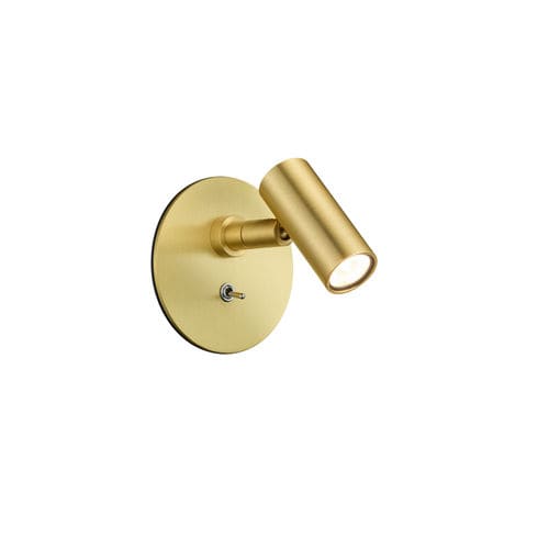 Contemporary wall light - 64.509.03 - Baulmann Leuchten - indoor / brass / cylindrical