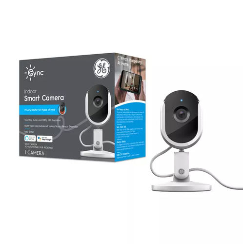 IP security camera - GE CYNC - GE Lighting - portable / surface mounted / audio