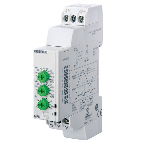 AC electromechanical relay - MFU 260 - Eberle Controls - 1 NO/NC / single-phase / DIN rail
