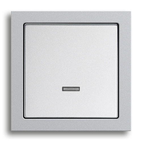 Light dimmer switch - TOUCH - BUSCH-JAEGER - push-button / plastic / contemporary