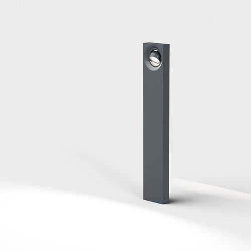 Garden bollard light - PIP - IP44 Schmalhorst - contemporary / cast aluminum / glass