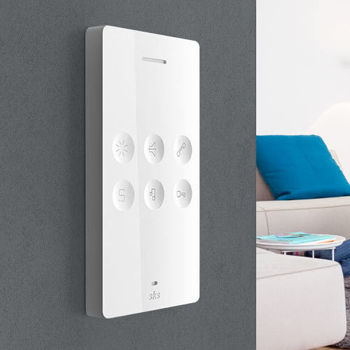 White audio door intercom - BS2012 - SKS - Kinkel Elektronik - interior / hands-free
