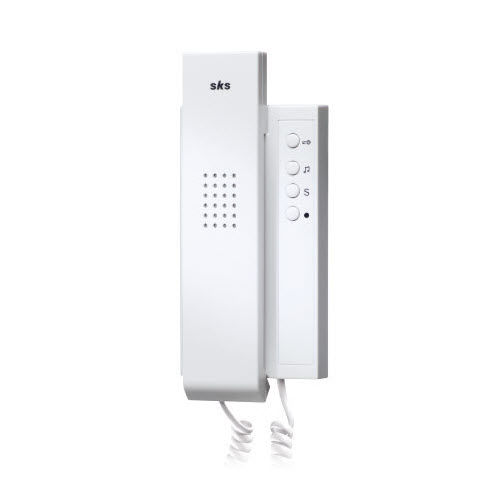 White audio door intercom - HT4600 - SKS - Kinkel Elektronik - wall-mounted / interior / 4-button