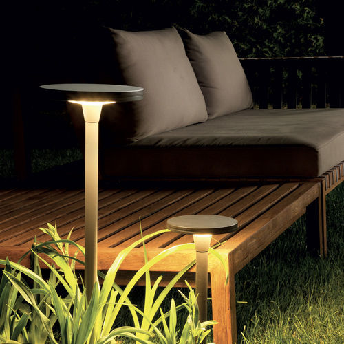 Floor lamp - T-LUX  - Goccia Illuminazione - aluminum / contemporary / wireless