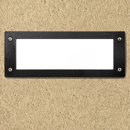 Recessed wall light fixture - LETI 300 - Fumagalli - LED / rectangular / IP66
