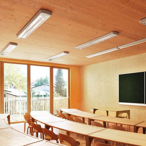 Surface mounted light fixture - MIVA C - Intra Lighting d.o.o. - fluorescent / linear / aluminum