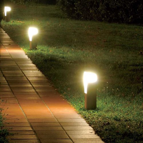 Garden bollard light - EOS - Mareco Luce - contemporary / anodized aluminum / polycarbonate