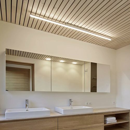 Surface-mounted light fixture - SPINALED - RIBAG Licht AG - LED / linear / IP54