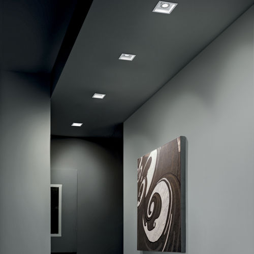 Recessed downlight - INCASSO_C - LINEA LIGHT GROUP - LED / halogen / square