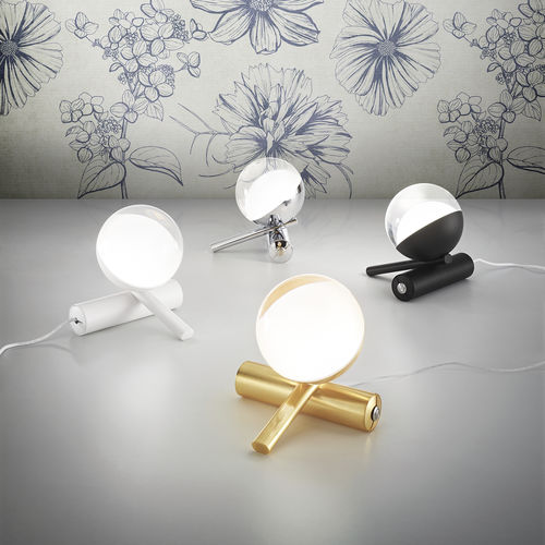 Table lamp - ROSSINI_TAB - LINEA LIGHT GROUP - painted aluminum / glass / contemporary