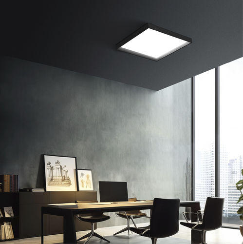 Contemporary ceiling light - TARA_Q - LINEA LIGHT GROUP - square / rectangular / aluminum