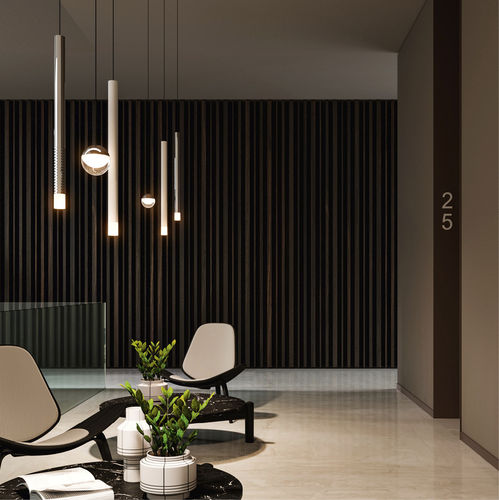 Contemporary ceiling light - SINFONIA SYSTEM - ROSSINI_S  - LINEA LIGHT GROUP - round / painted aluminum / polymethyl methacrylate