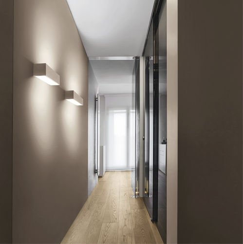 Contemporary wall light - GYPSUM_W - LINEA LIGHT GROUP - indoor / aluminum / rectangular