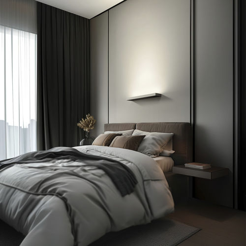 Contemporary wall light - Regolo Mono - LINEA LIGHT GROUP - indoor / aluminum / polycarbonate