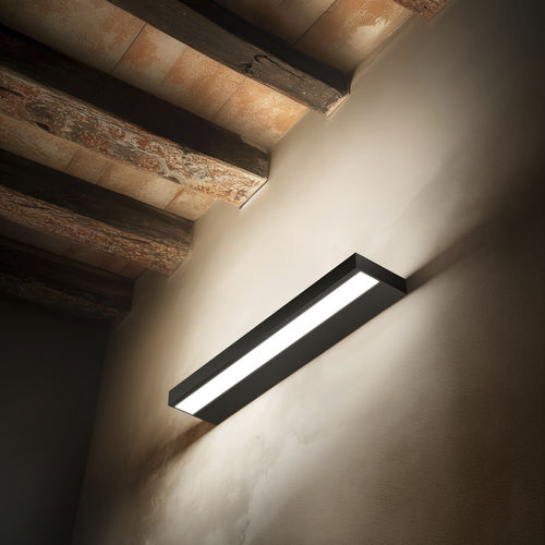 Contemporary wall light - Regolo Double - LINEA LIGHT GROUP - indoor / aluminum / polycarbonate