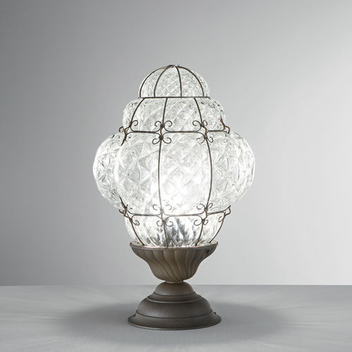 Table lamp - CLASSIC - Siru Lighting - metal / Venetian glass / blown glass