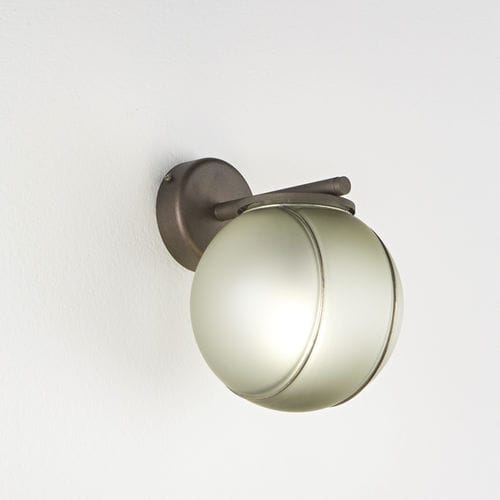 Contemporary wall light - FLORET - Siru Lighting - indoor / blown glass / spherical